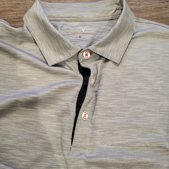 Move Performance Apparel EYTON MEN'S SHORT SLEEVE FRENCH BLUE POLO - Picture 5 of 9